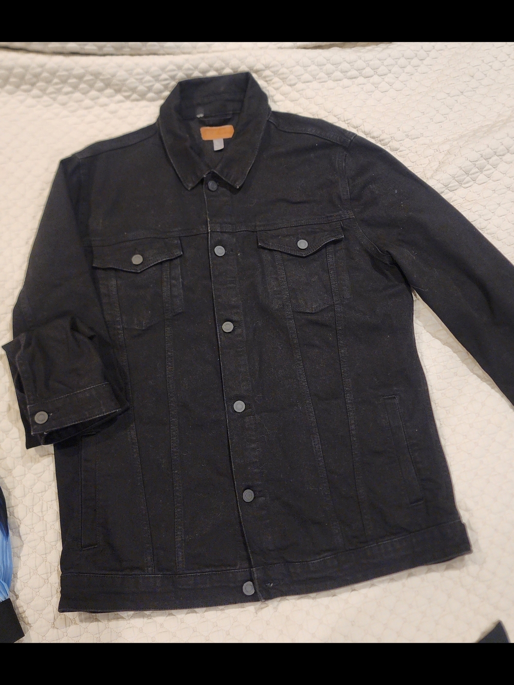 ASOS Black Denim Shirt Jacket